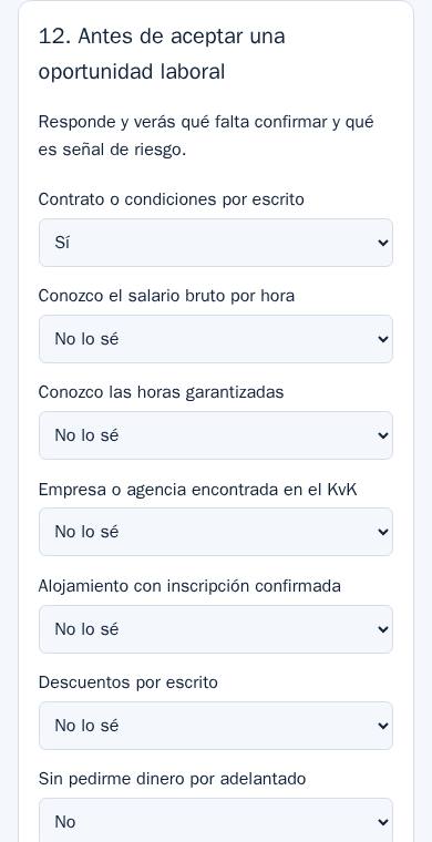 Captura de la demostración, con cifras inventadas para la imagen: Pack Esencial NL